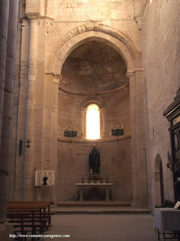 INTERIOR DEL ÁBSIDE SUR